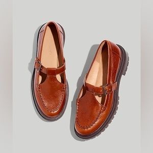 Madewell The Bradley Mary Jane in Leather, size 6